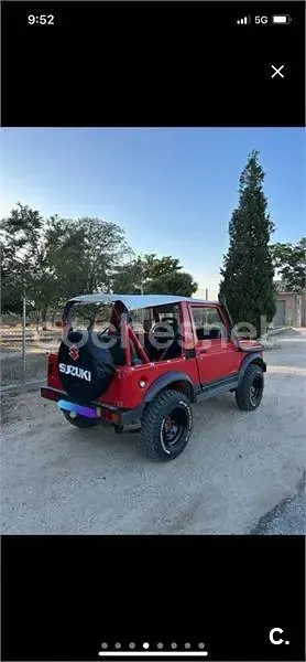 Usado Suzuki Samurai 63 CV (46 kW) 2000 Rojo SUV