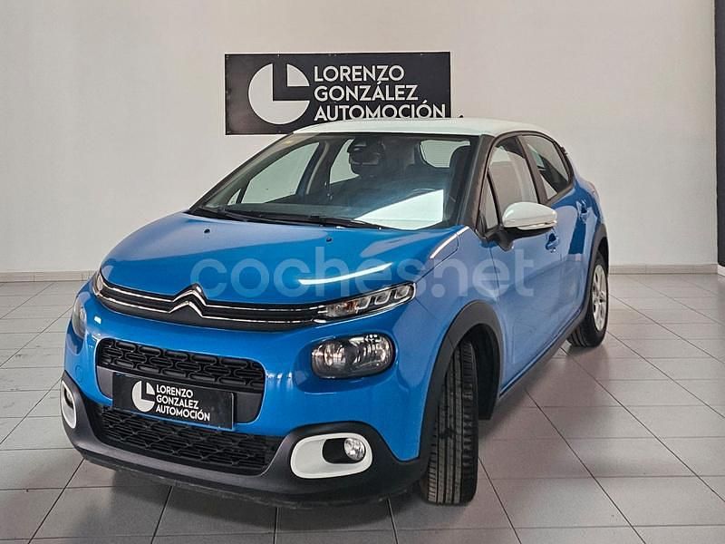 Azul Usado 2018 Citroën C3 Feel Berlina | 6900 € (Buen precio) - Imagen 1/4
