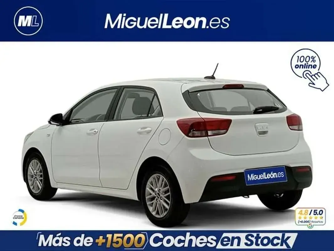 Usado Kia Rio 84 CV (61 kW) 2022 Blanco Utilitario