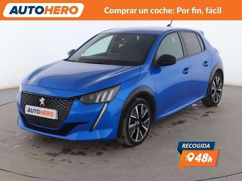 Azul Usado 2021 Peugeot 208 GT Utilitario | 16.190 € (Un poco caro) - Imagen 1/3