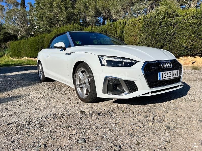 Blanco Usado 2022 Audi A5 Cabriolet Advanced Plus Descapotable | 46.900 € - Imagen 1/4