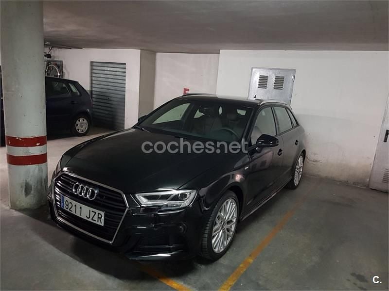 Usado Audi A3 S-Line 150 CV (110 kW) 2017 Negro Berlina