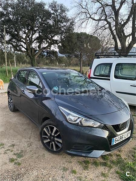 Usado Nissan Micra Acenta 90 CV (66 kW) 2018 Gris / plata Utilitario