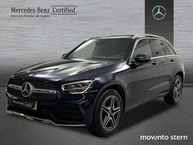 Azul Usado 2020 Mercedes GLC300 AMG line SUV | 41.500 € (Buen precio) - Imagen 1/4