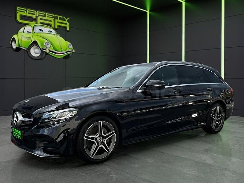 Usado Mercedes C220 194 CV (142 kW) 2020 Negro Familiar