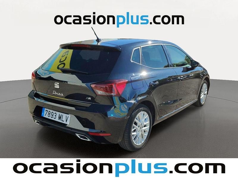 Usado Seat Ibiza FR 110 CV (80 kW) 2023 Negro Utilitario