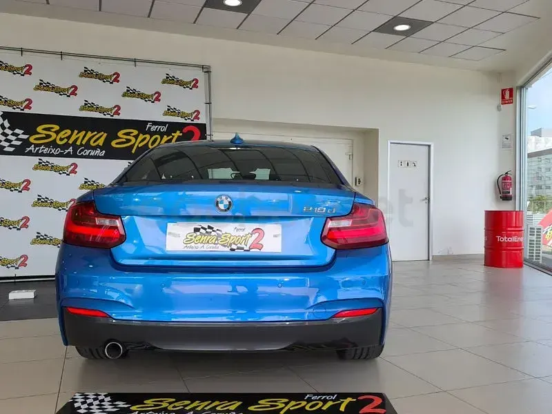Usado BMW 218 Sport Line 150 CV (110 kW) 2016 Azul Coupe