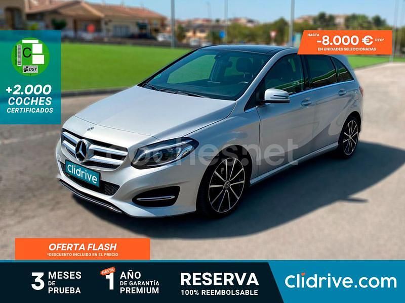Gris / plata Usado 2017 Mercedes B180 Monovolumen | 16.490 € (Super precio) - Imagen 1/3