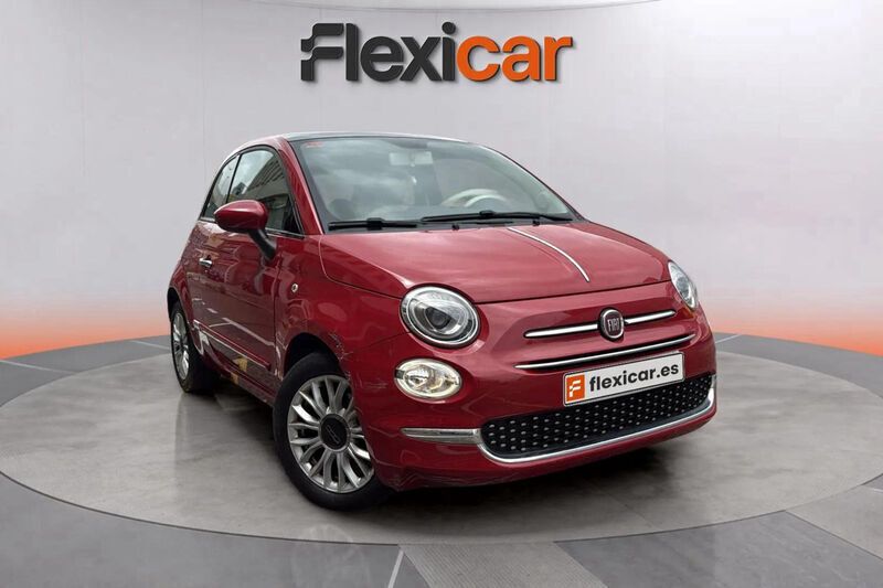 Rojo Usado 2019 Fiat 500 Descapotable | 8990 € (Super precio) - Imagen 1/4