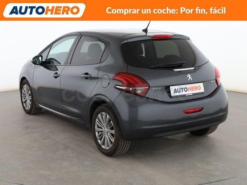 Usado Peugeot 208 Style 75 CV (55 kW) 2016 Gris / plata Utilitario