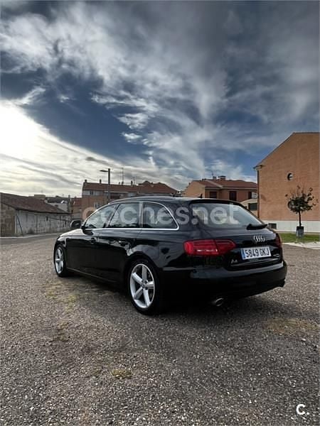 Usado Audi A4 S-Line 240 CV (176 kW) 2009 Negro Familiar