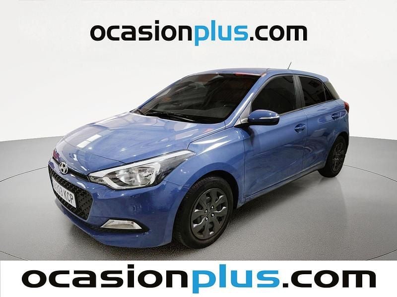 Azul Usado 2017 Hyundai i20 Utilitario | 9676 € (Precio justo) - Imagen 1/4