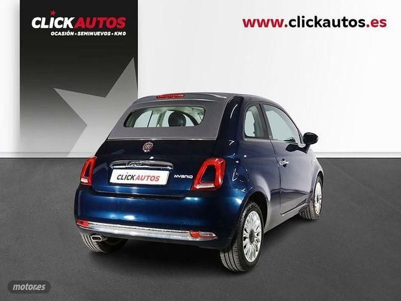 Usado Fiat 500 Dolcevita 70 CV (51 kW) 2021 Azul Descapotable