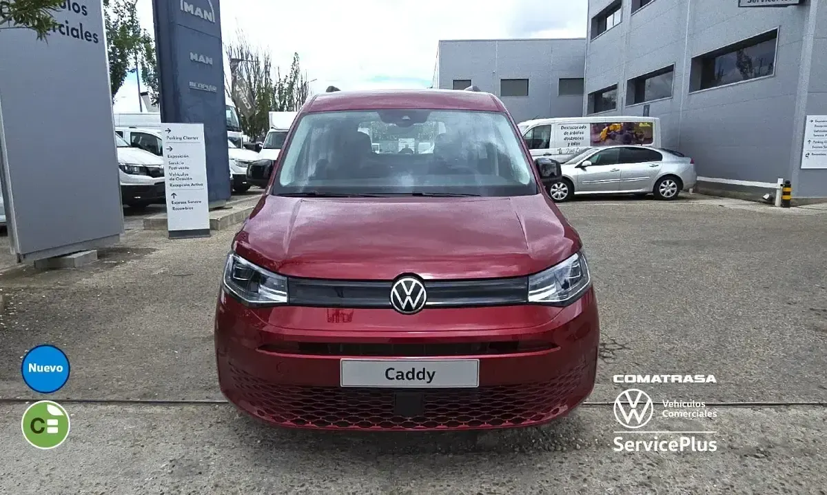 Nuevo VW Caddy Maxi California 122 CV (89 kW) 2025 Rojo Monovolumen
