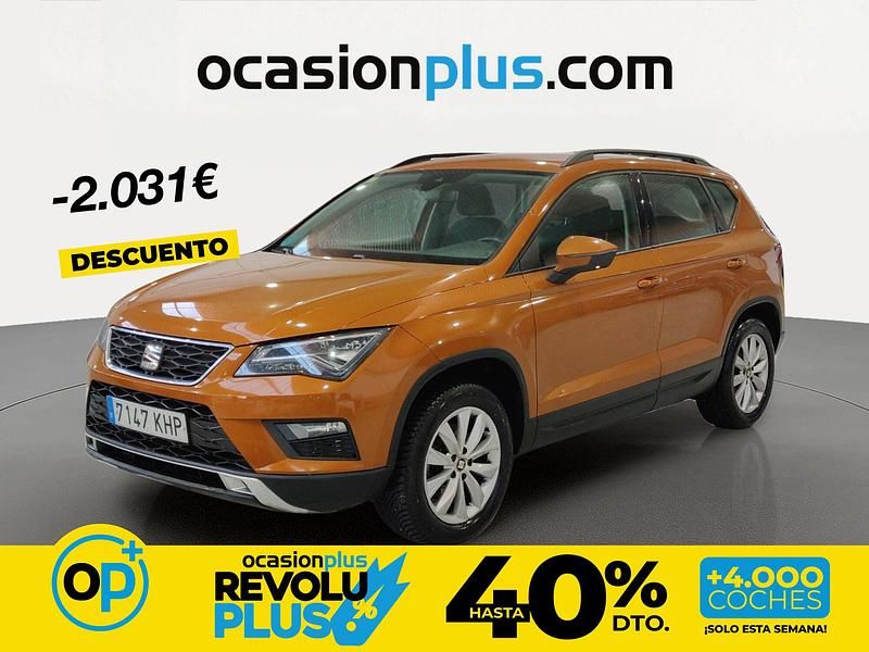 Usado Seat Ateca 4Drive 150 CV (110 kW) 2018 Naranja SUV