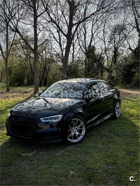 Usado Audi S3 300 CV (220 kW) 2014 Negro Berlina
