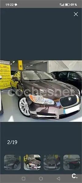 Usado Jaguar XF Premium Luxury 207 CV (152 kW) 2009 Negro Berlina