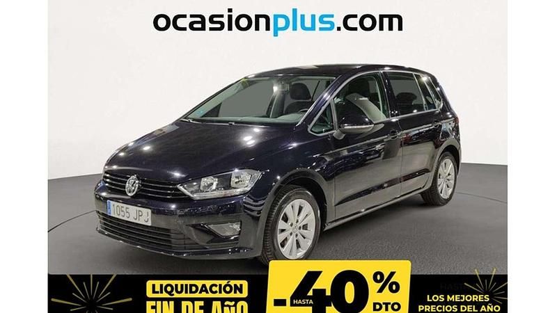 Negro Usado 2016 VW Golf Sportsvan Monovolumen | 12.871 € (Precio justo) - Imagen 1/4