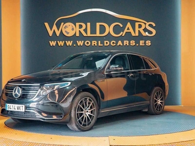 Usado Mercedes EQC400 300 kW (408 CV) 2020 Negro SUV
