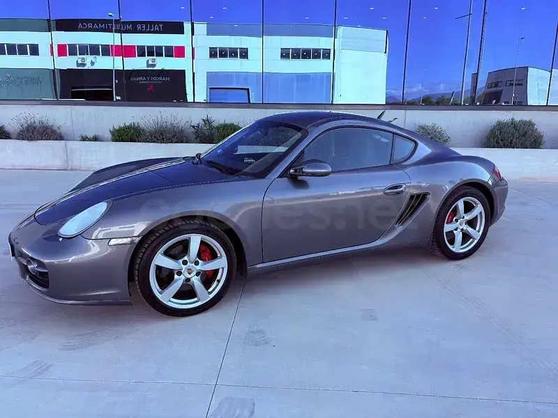 Usado Porsche Cayman S 295 CV (216 kW) 2008 Gris / plata Coupe