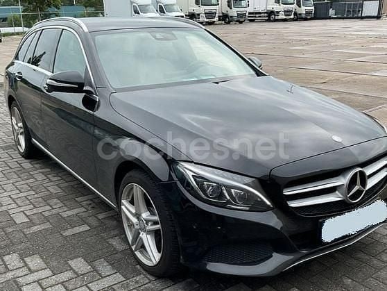 Negro Usado 2015 Mercedes C350e Familiar | 19.990 € - Imagen 1/4