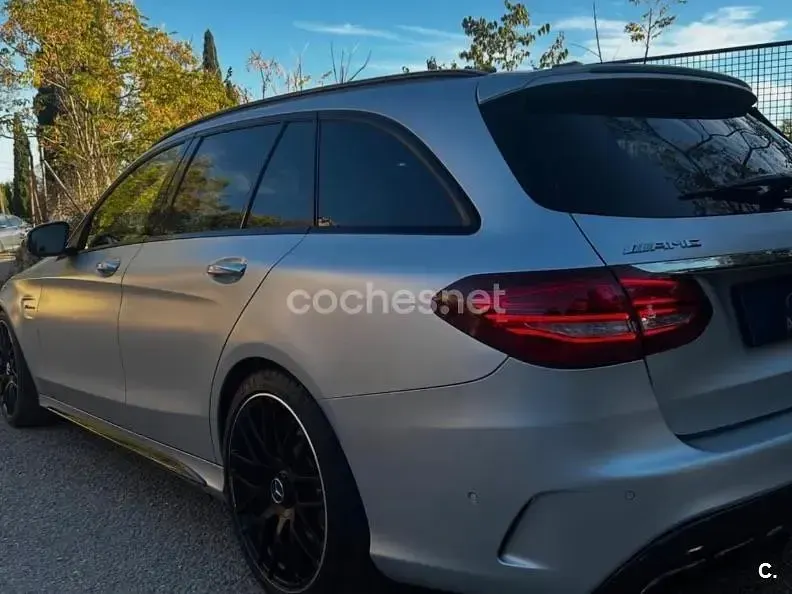 Usado Mercedes C63S AMG 510 CV (375 kW) 2016 Gris / plata Familiar