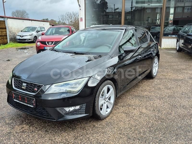 Usado Seat Leon FR 150 CV (110 kW) 2016 Negro Berlina