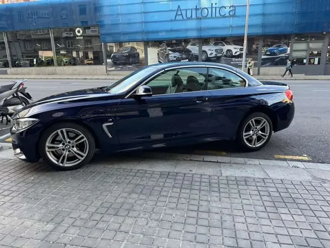 Usado BMW 430 Cabriolet Sport Line 252 CV (185 kW) 2017 Azul Descapotable
