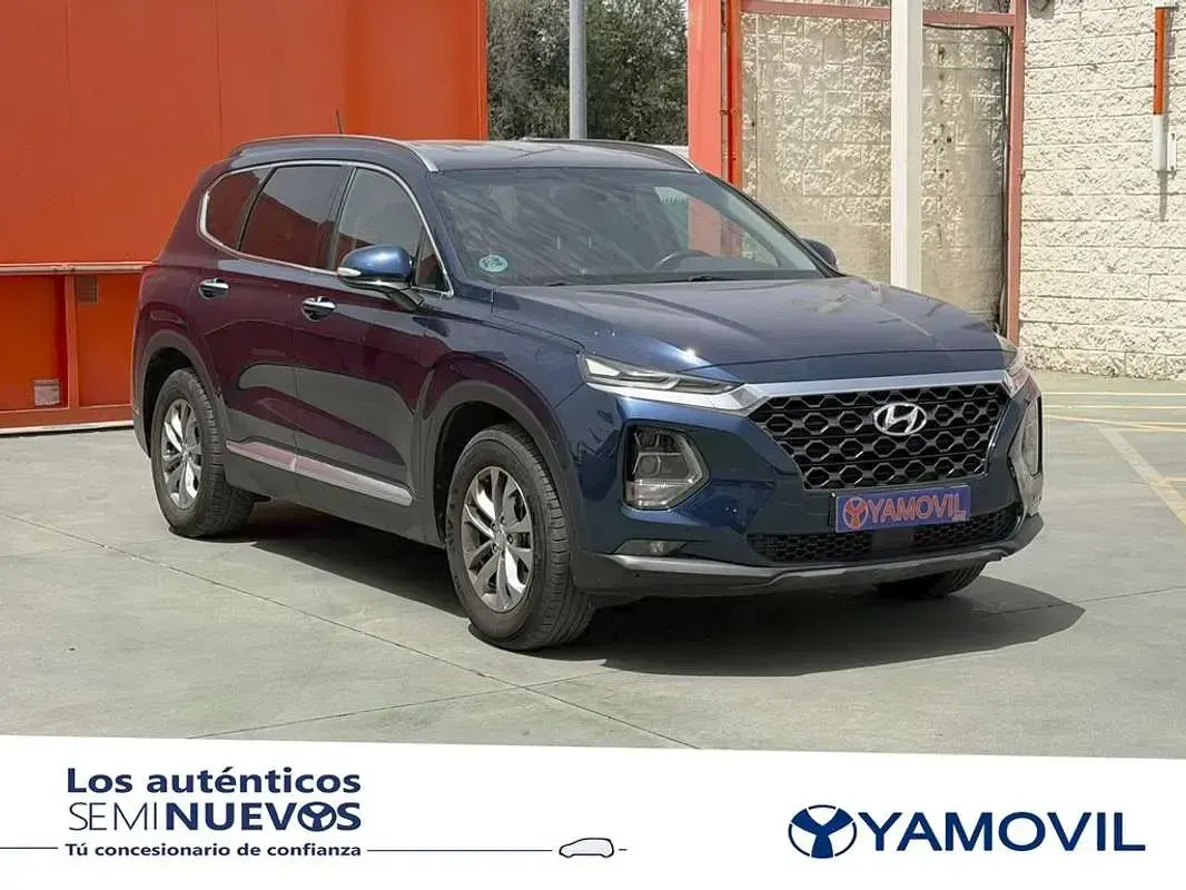 Usado Hyundai Santa Fe 185 CV (136 kW) 2019 Azul SUV