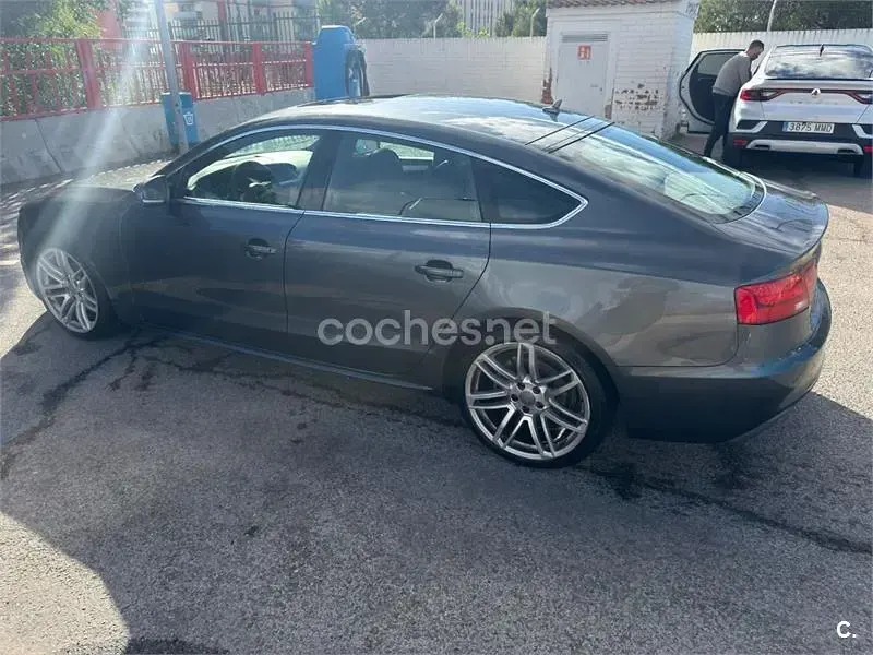 Usado Audi A5 Sportback S-Line 190 CV (139 kW) 2016 Gris / plata Utilitario