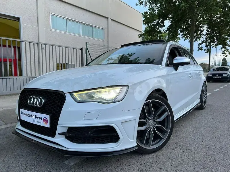 Usado Audi S3 300 CV (220 kW) 2014 Blanco Berlina
