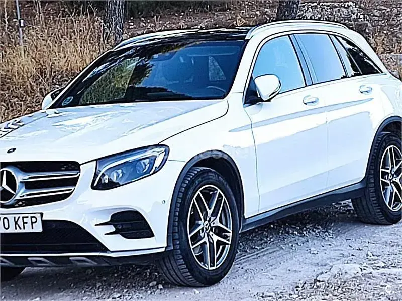 Usado Mercedes GLC220 170 CV (125 kW) 2017 Blanco SUV