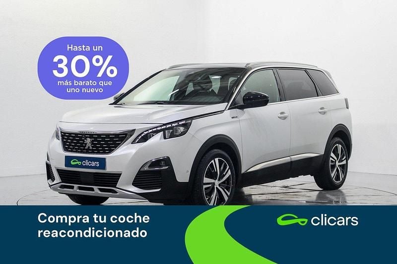 Blanco Usado 2018 Peugeot 5008 GT-line SUV | 18.990 € (Precio justo) - Imagen 1/4