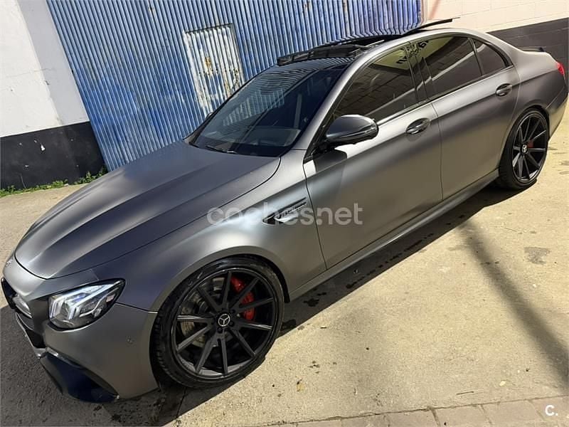 Usado Mercedes E63S AMG 612 CV (450 kW) 2018 Gris / plata Berlina