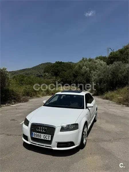 Usado Audi A3 S-Line 140 CV (102 kW) 2008 Blanco Utilitario