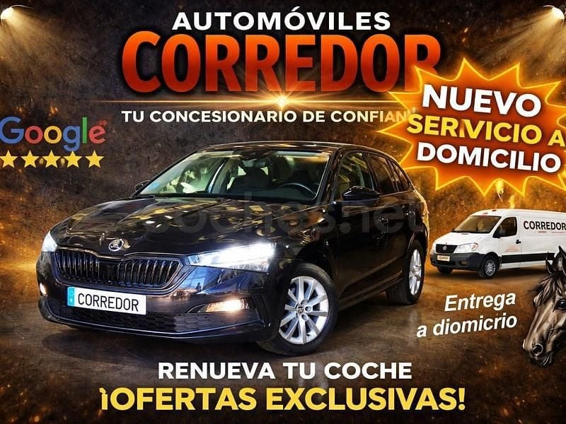 Usado Skoda Scala Ambition 110 CV (80 kW) 2022 Negro Utilitario