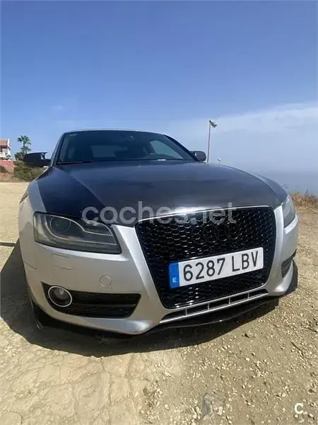 Usado Audi A5 S-Line 240 CV (176 kW) 2010 Gris / plata Coupe
