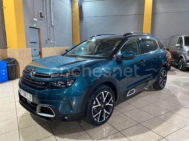 Azul Usado 2020 Citroën C5 Aircross PureTech SUV | 12.990 € (Precio justo) - Imagen 1/4