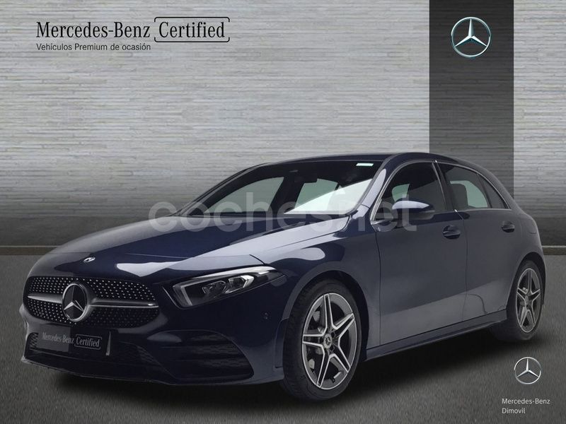 Azul Usado 2021 Mercedes A180 Berlina | 28.900 € (Un poco caro) - Imagen 1/4