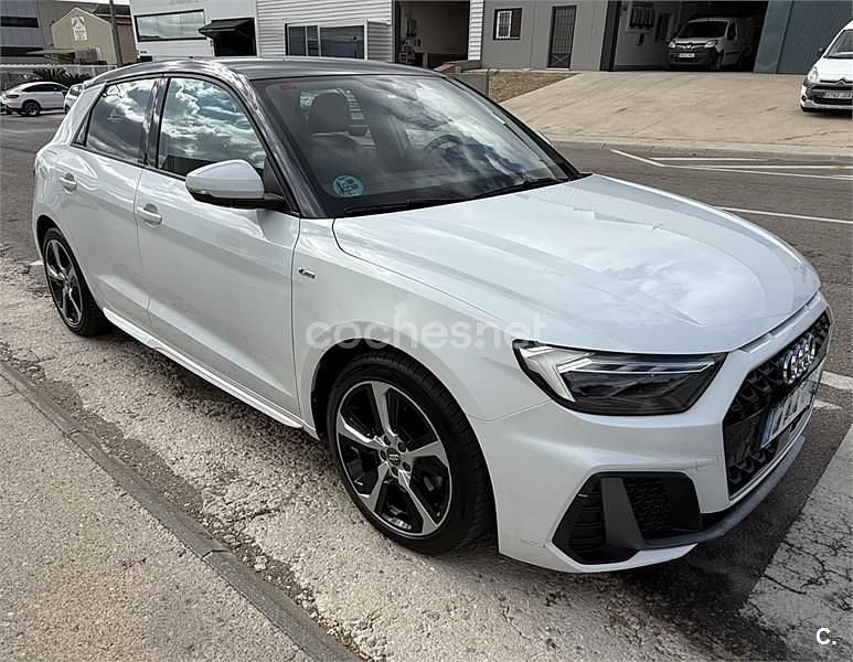 Usado Audi A1 Sportback S-Line 116 CV (85 kW) 2019 Blanco Utilitario
