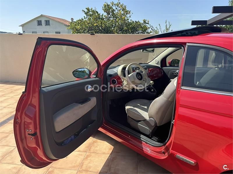 Usado Fiat 500 95 CV (69 kW) 2011 Rojo Berlina