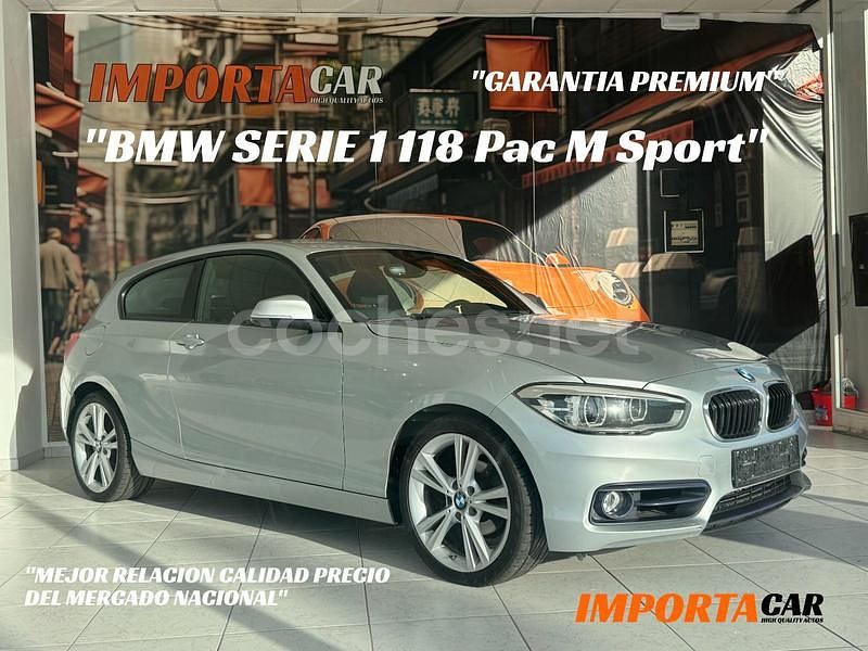 Gris / plata Usado 2016 BMW 118 Comfort Edition Utilitario | 12.500 € (Precio justo) - Imagen 1/4