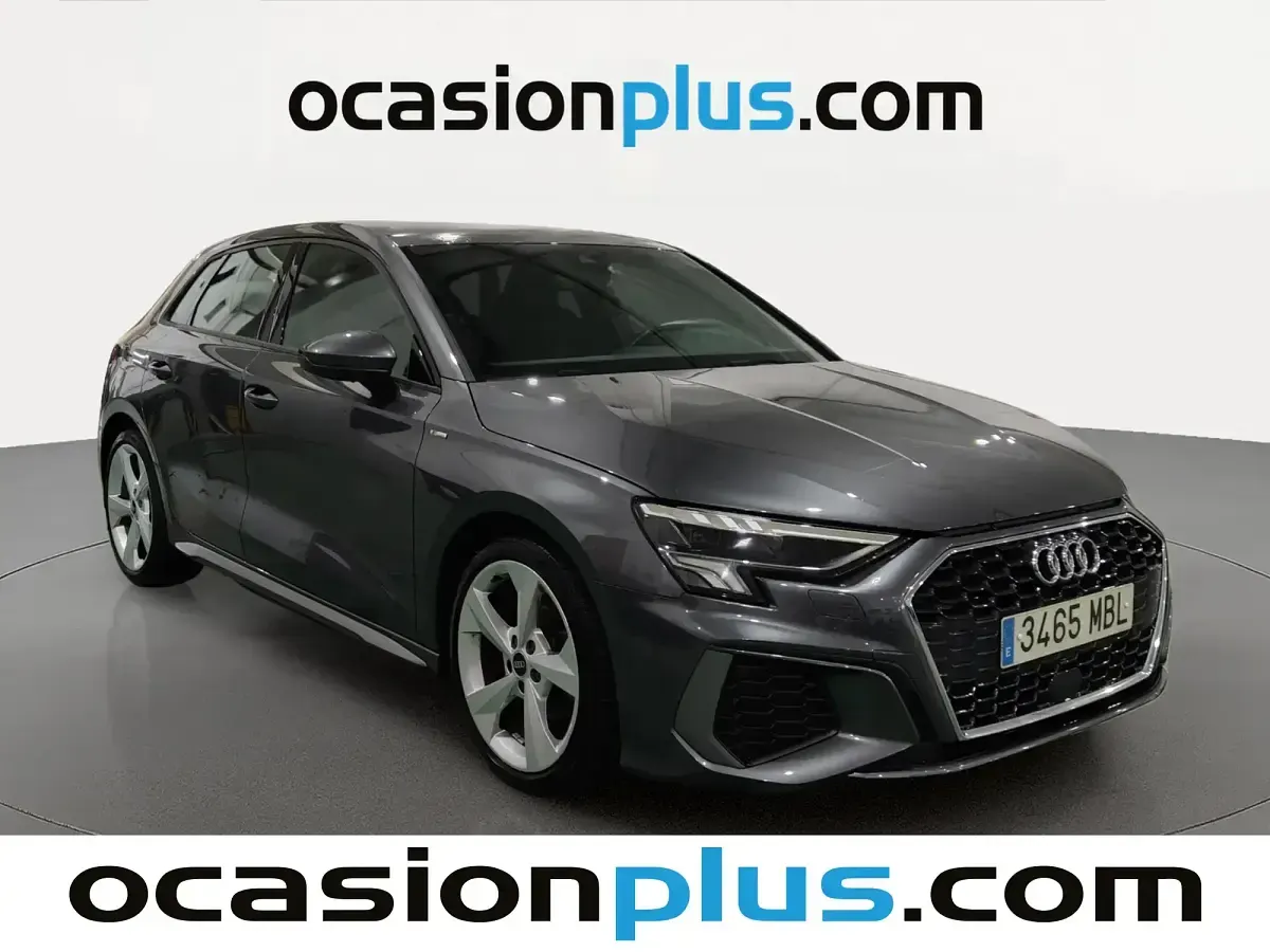 Usado Audi A3 S-Line 110 CV (80 kW) 2022 Gris Berlina