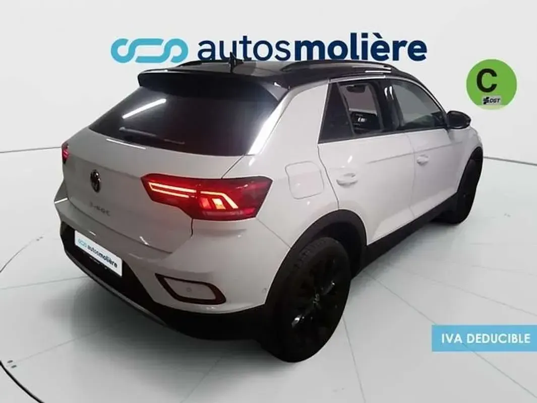Usado VW T-Roc 110 CV (80 kW) 2023 Blanco SUV