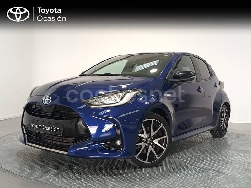 Usado Toyota Yaris Hybrid Style 116 CV (85 kW) 2021 Azul Berlina