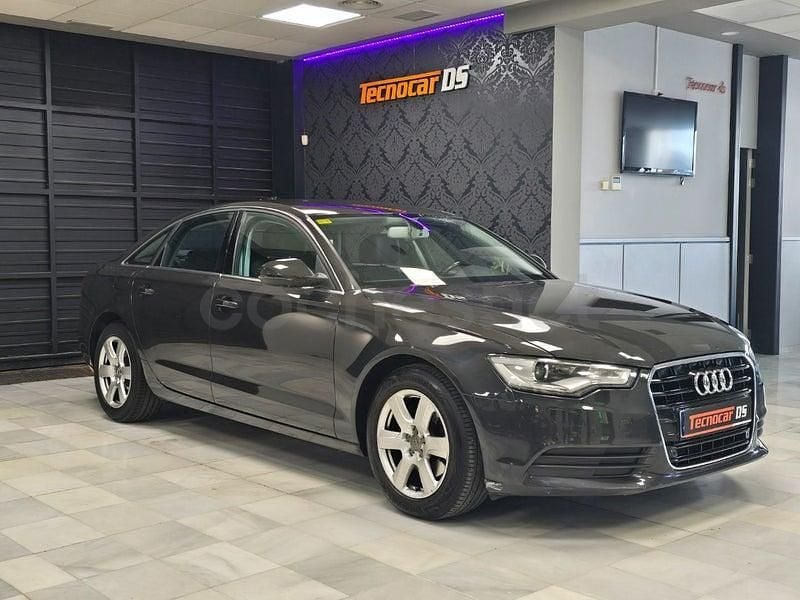 Usado Audi A6 177 CV (130 kW) 2013 Negro Berlina