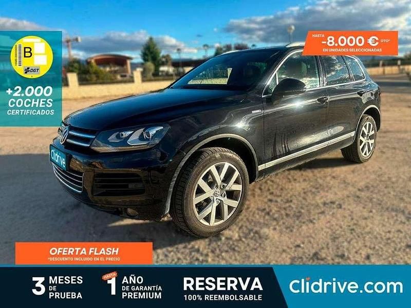 Negro Usado 2014 VW Touareg SUV | 19.190 € - Imagen 1/3