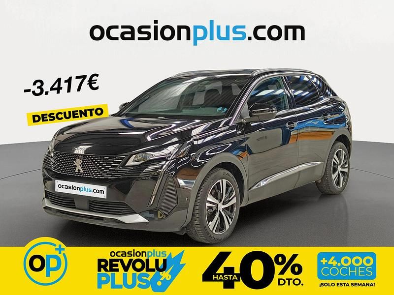 Usado Peugeot 3008 GT 145 CV (106 kW) 2024 Negro SUV