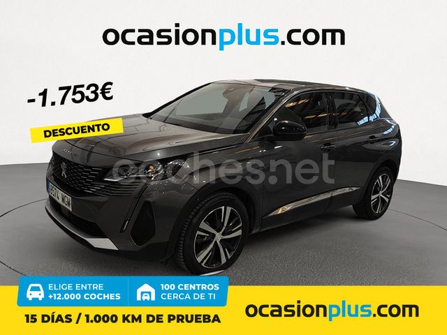 Gris / plata Usado 2023 Peugeot 3008 Allure SUV | 18.750 € (Un poco caro) - Imagen 1/4
