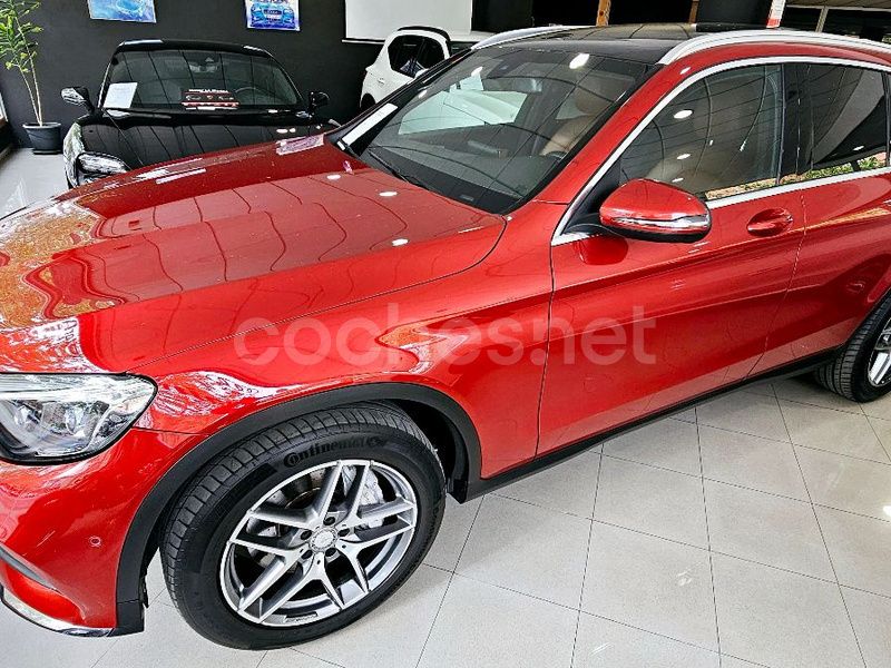 Granate Usado 2018 Mercedes GLC250 SUV | 31.995 € (Precio justo) - Imagen 1/4